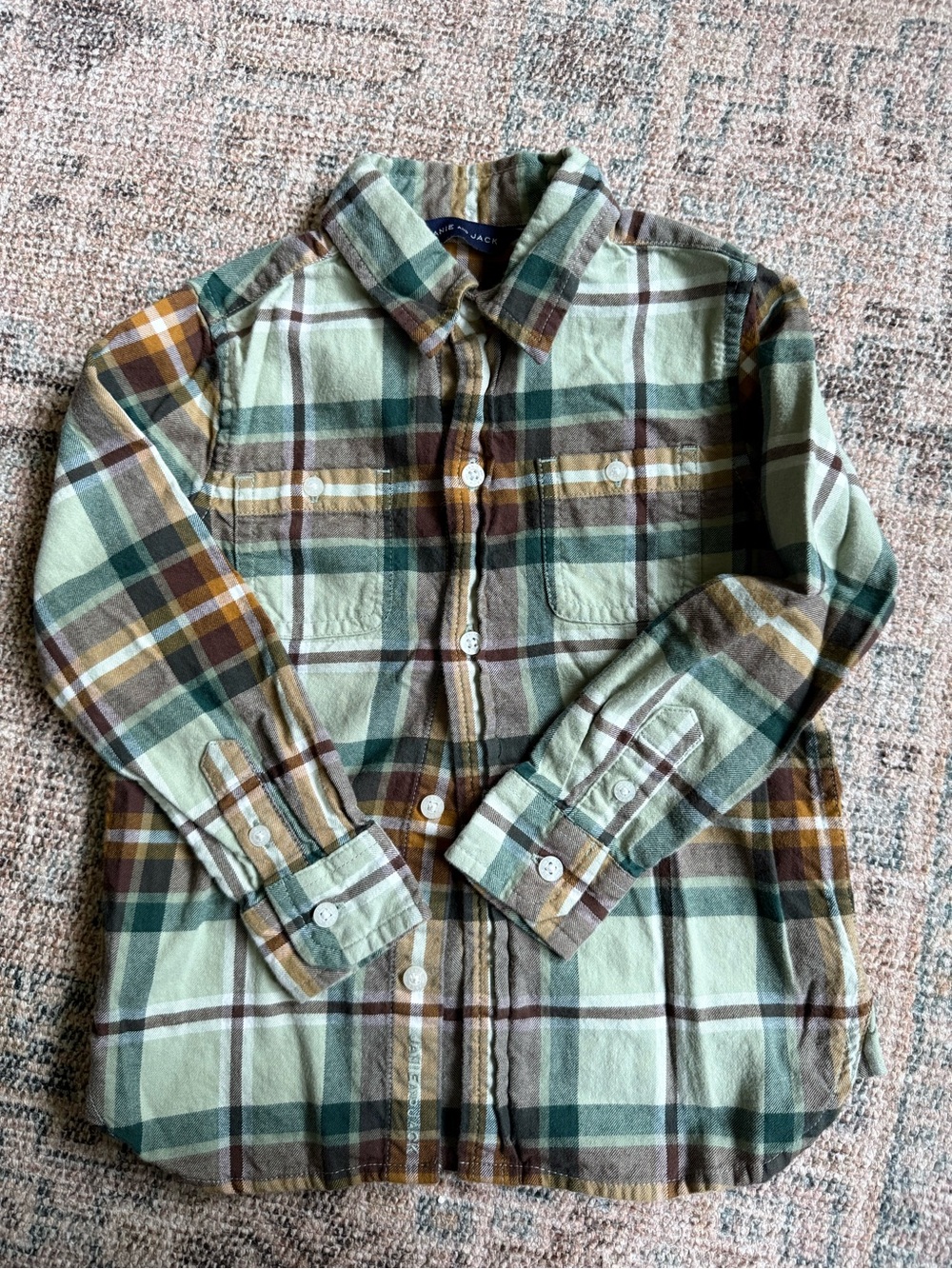 Janie and Jack Plaid Shirt